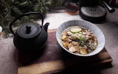 Vegane Vietnamesische Pho-Suppe